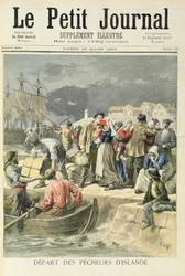 Исландын загасчдын явах нь, "Le Petit Journal"-аас авсан зураг, 1894 оны 3-р сарын 19
